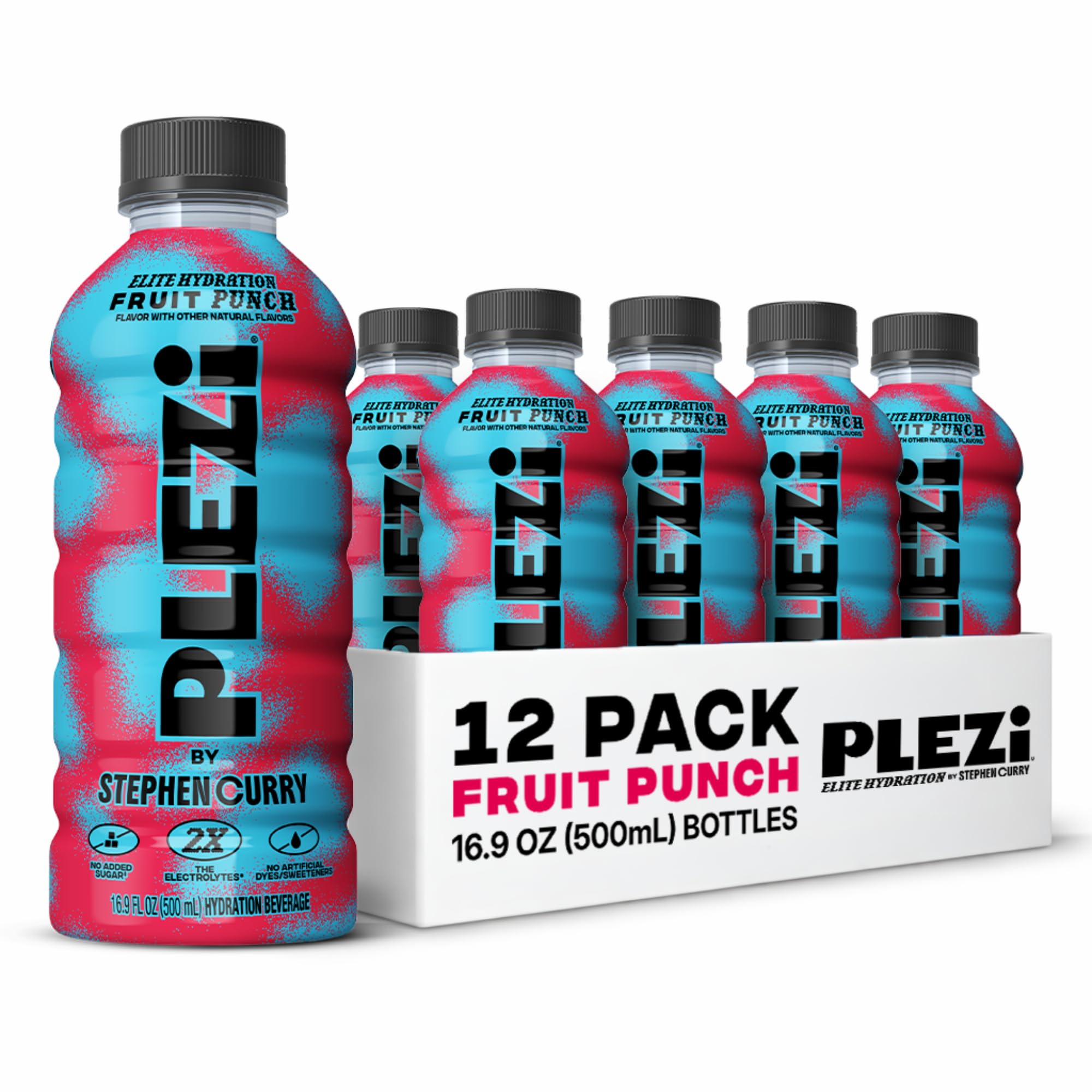 Amazon.com : PLEZi Hydration FRUIT PUNCH Electrolyte Sports Drinks